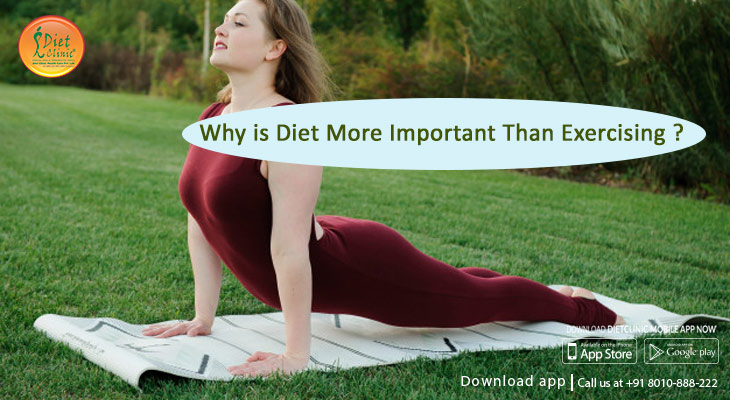 Why is Diet more important than Exercising?