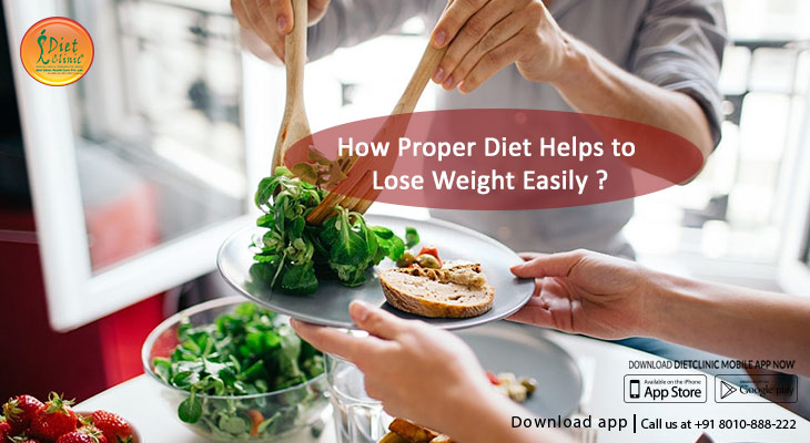 How Proper Diet Helps to lose Weight Easily?