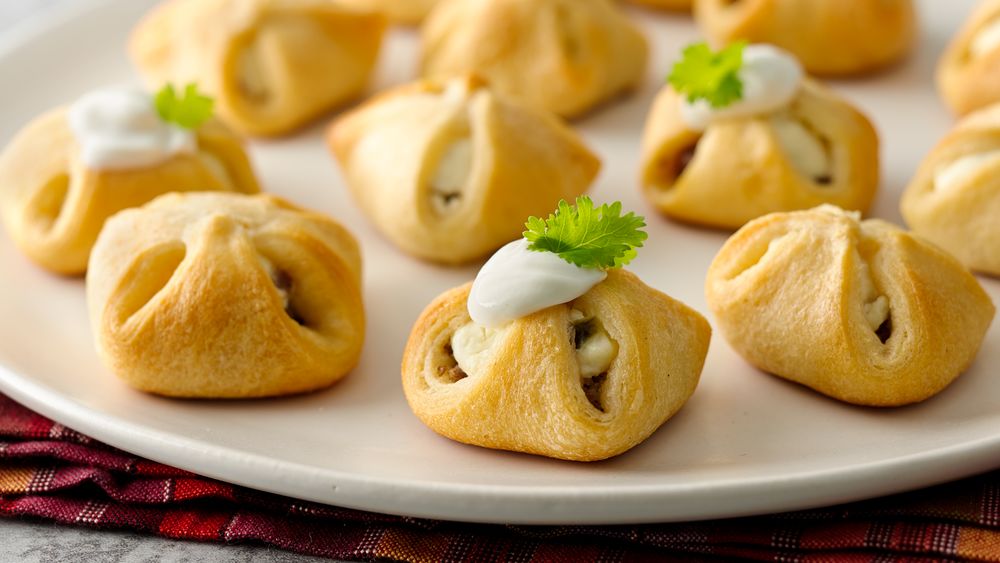 Sausage Cream Cheese Crescent Bundles