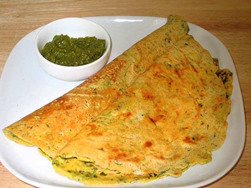 Vegetable bessan chilla