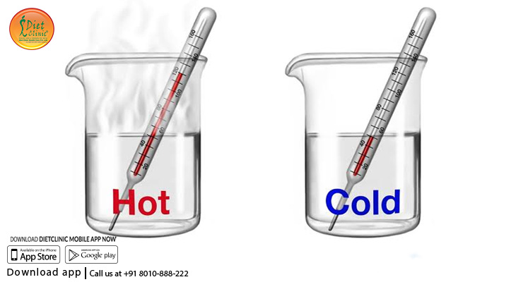 Hot water or cold water