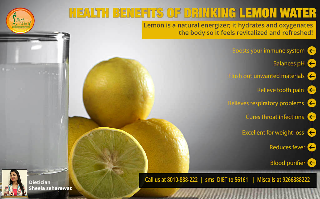 health benefits of lemon