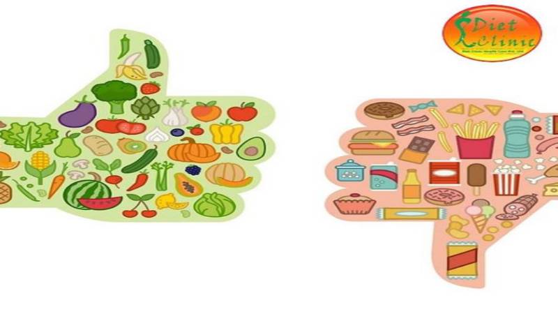 How to take healthy food and junk food