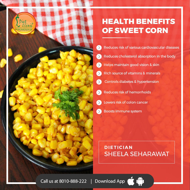 Health Benefits ot Sweet Corn