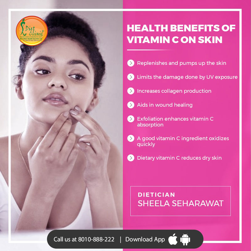 Health benefits of Vitamin C on Skin