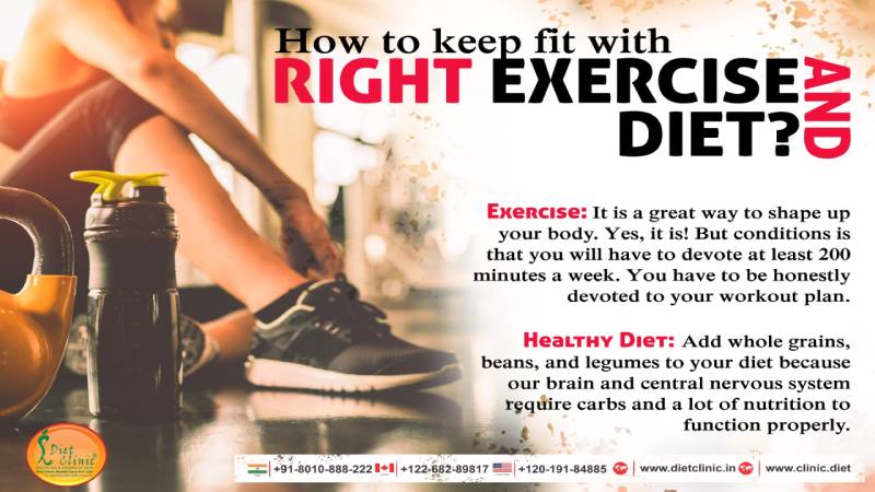 Do right exercise and diet